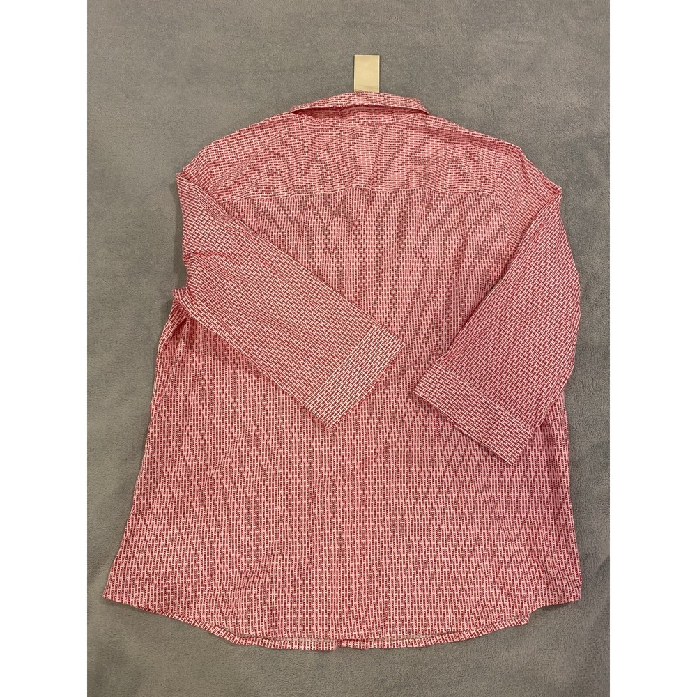 NWT Christopher & Banks Women's Pink Top Shirt Size XL 3/4 Sleeve NEW - Picture 6 of 8